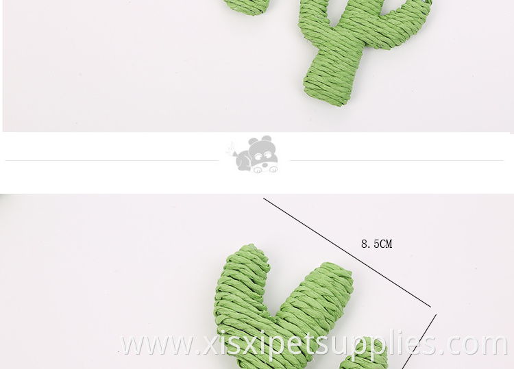wholesale new design cactus cat toy rope scratcher toy